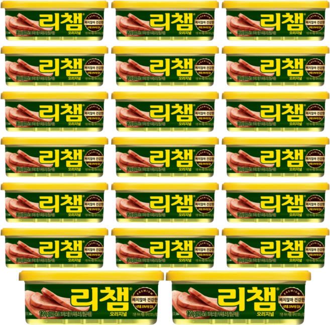 동원 리챔 오리지널 120g x 20개 간편반찬구성