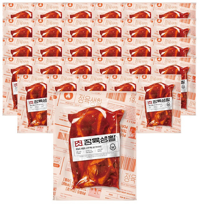 [무료배송/당일출고] 정육생활 고추장 오리주물럭 200g, 30팩