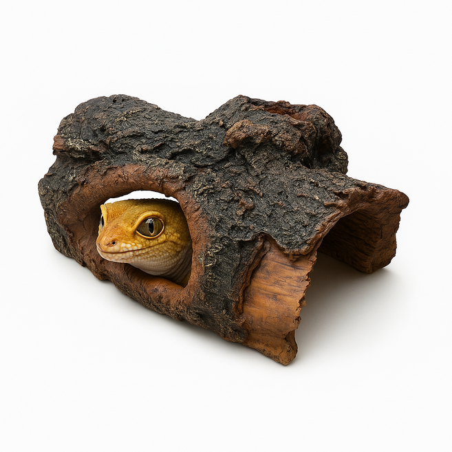 NRC 극사실코르크 게코은신처 H56, 1개, 갈색