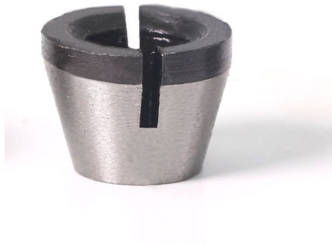 木工修邊機夾頭 6mm 修邊機銑刀配件 1/4/, 1個