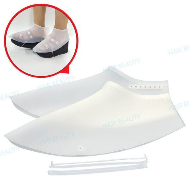 뷰티 실리콘 미용사 신발커버 헤어디자이너 슈즈 커버, 특대(XL), 1개