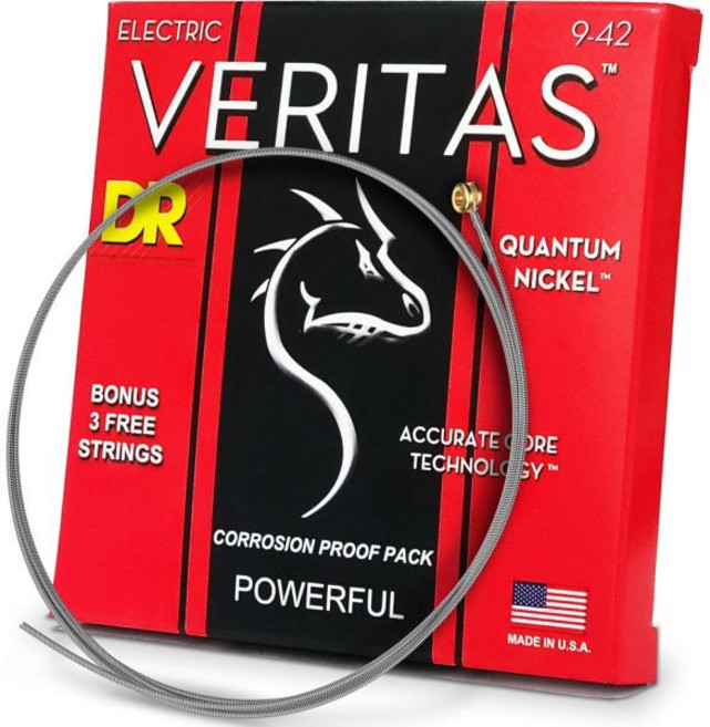 DR Strings VERITAS 일렉트릭 기타 줄 VTE-9, DR Strings VERITAS 일렉트릭 기타 줄 V