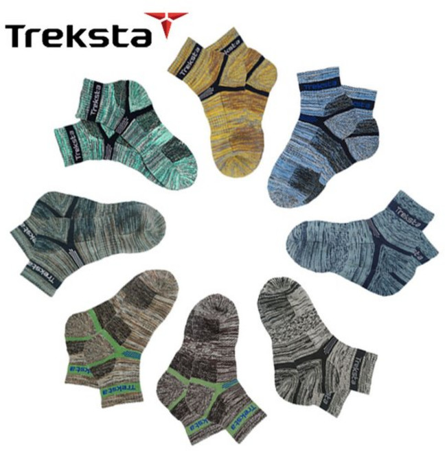 세이프티유 트렉스타 기능성 등산 스포츠양말 중목 남자 여자 공용, 블랙