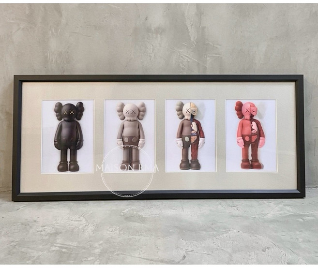 KAWS 澳洲美術館早期品 2D 凱特摩絲 澳洲限定 Companion BFF 藝術小品 限量, B