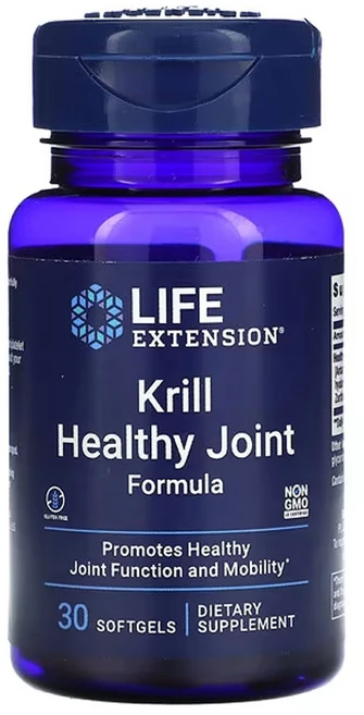 라이프익스텐션 크릴 건강 관절 포뮬러 30 소프트젤, 1정, 1개, 30정 - 쿠팡