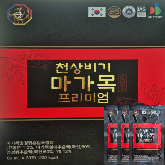 천상비가 마가목 프리미엄 진액 1개월분 60ml x 30포, 1박스, 1.8L