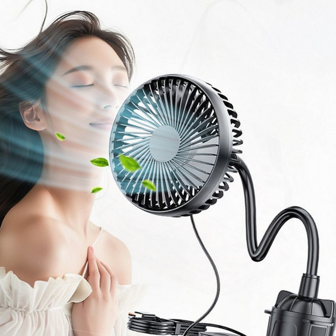 선풍기 컵홀더 거치 USB 싱글 차량 탁상 미니 클립 충전, 상세페이지 참조, 상세페이지 참조