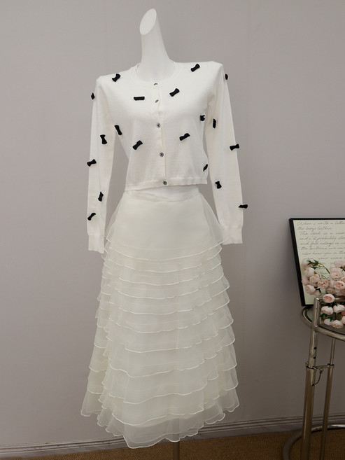 網紗蛋糕裙 多層網紗半身長裙