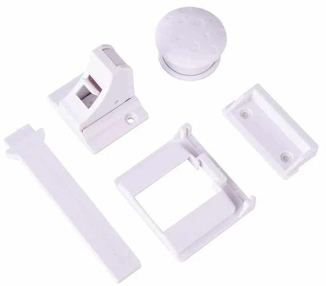 Replacement Parts Kit for Hellopony Magnetic Cabinet Locks(24pcs Adhesives for Lock; 24pcs Adhesiv, HP-120
