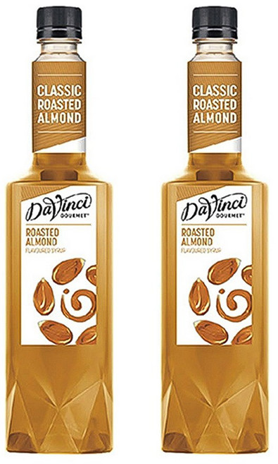 다빈치 로스티드 아몬드 시럽 750ml, 2개