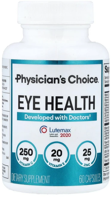 Physician's Choice Areds2 기반 포뮬라 베지 캡슐 60정, 1개 - 쿠팡