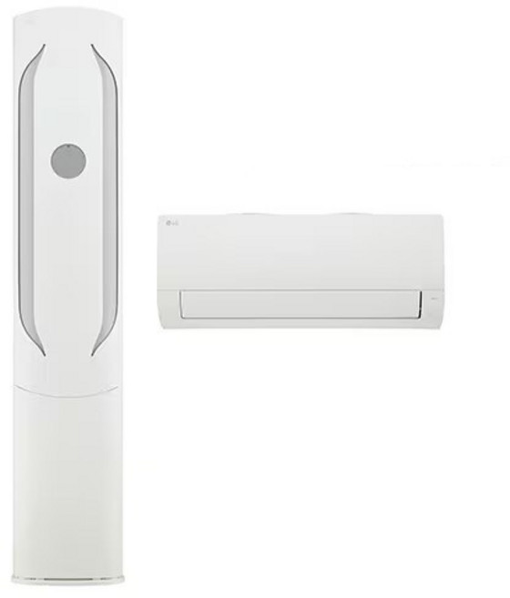 LG 휘센 뷰1시리즈 2IN1 스탠드 18평+6평 인버터 멀티에어컨 빠른설치 FQ18FU1EK2 기본설치비별도, 일반배관형