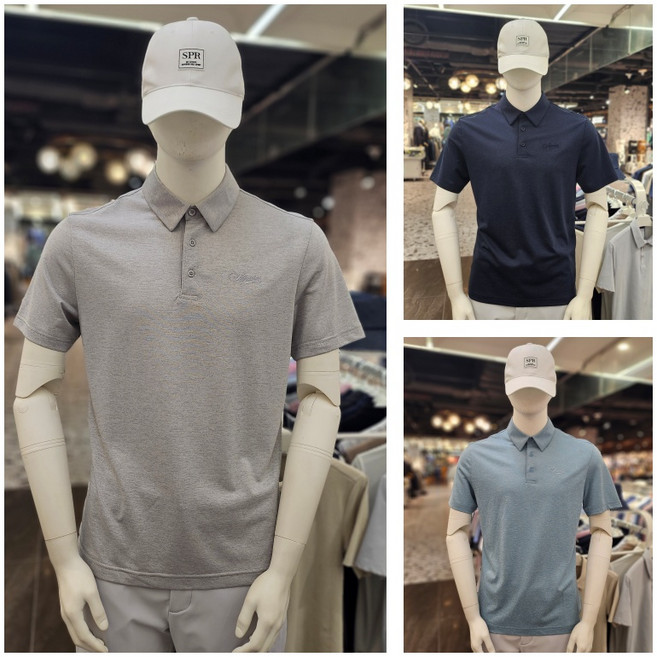 슈페리어골프 NC청주점 남성 제에리 RCP 투톤 멜란지 여름 티셔츠 IMSFTTY203