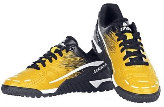 스타 족구화 아라칸2 JS5200-21 (평소사이즈보다 5mm 업 필요), 1개, 블랙 옐로우