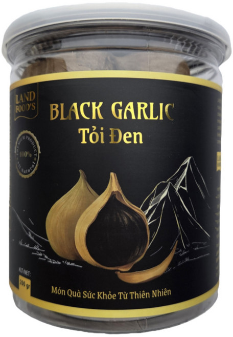 베트남 프리미엄 통흑마늘 저온숙성 껍질있는, 200g, 1개