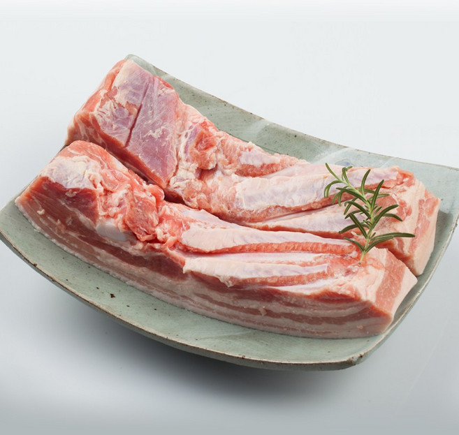 힐링미트 프리미엄 듀록삼겹살 스페인산 원육, 1kg, 1개