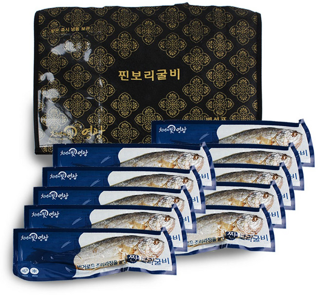 영광 법성포 찐보리굴비 1호 대형 5마리 10마리 28cm 내외, 10개, 170g