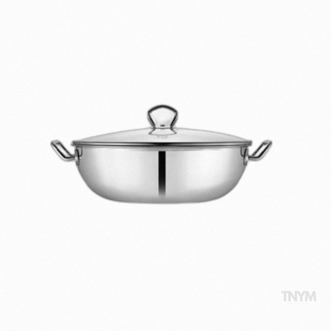 스텐찜기 PN풍년 클래식 양수냄비 웍 28cm