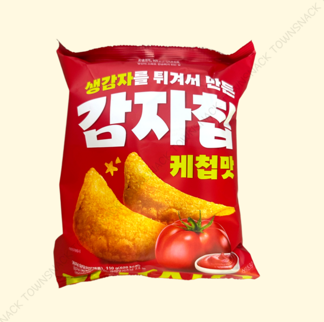 노브랜드 생감자칩 케첩맛, 4개, 110g