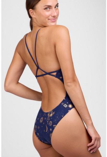 졸린 페리 메탈릭 셀레스티얼 원피스 수영복 Jolyn Perry One Piece Swimsuit - Metallic Celestial
