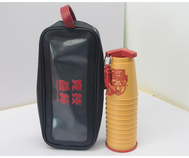 Speed Stacks 競技疊杯 牛年限定款, 1個, WSSA 金牛杯+袋子(現貨