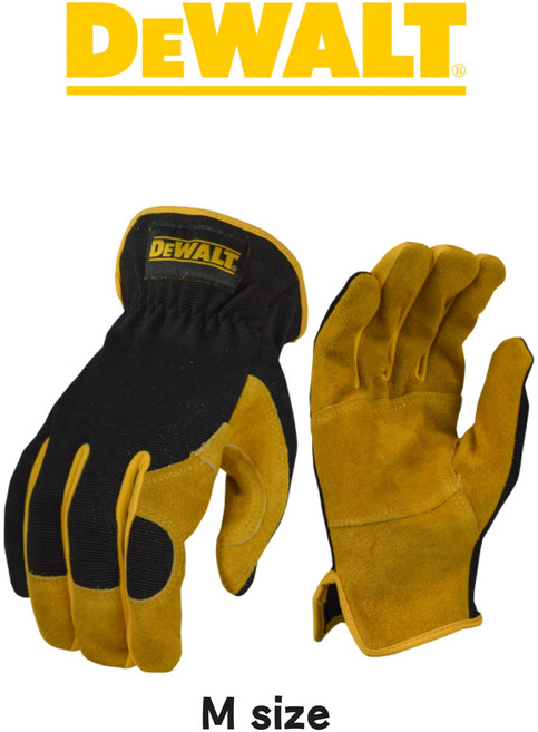 디월트 하이브리드 퍼포먼스 가죽 장갑 DPG216M DPG216L M L 소가죽 스판덱스 현장용, 1개