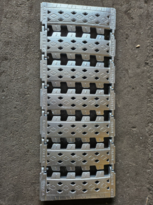 무소음트렌치(전규격) 저렴한 국산 차도용 차량용 중하중 마구리형 무소음그레이팅 측구수로관 덮개 배수트렌치 주차장 뚜껑, 국산(마구리형), 1개