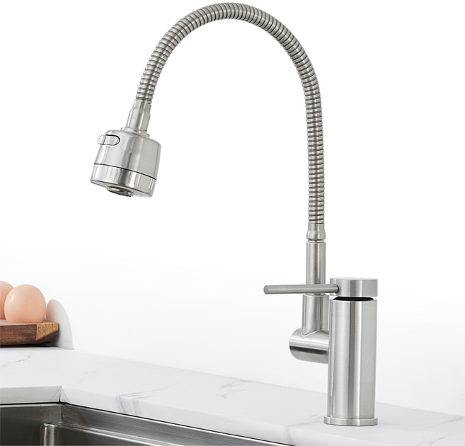 준앤코 KF601 대붙이 코브라 싱크대 수전, 1개