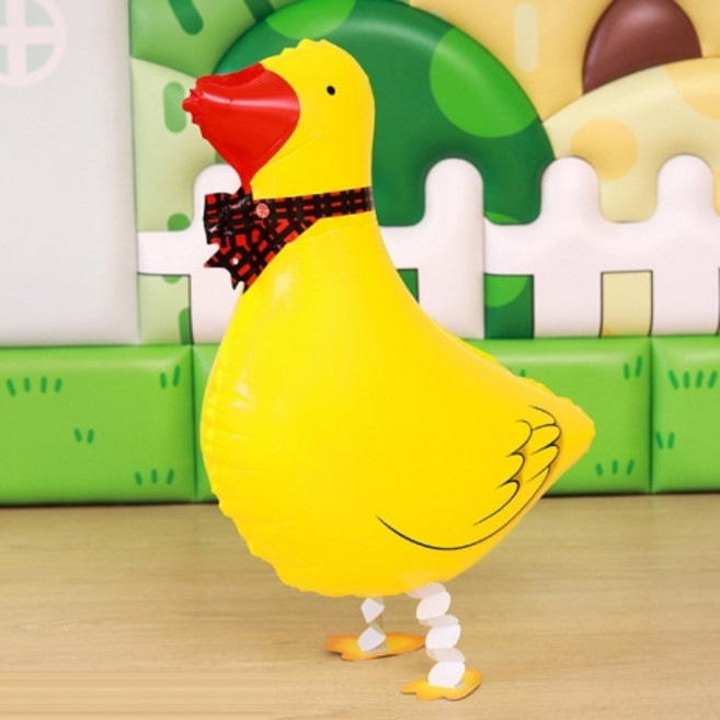 [예쁨주의지호] 걸어다니는 산책 오리풍선, 산책 오리풍선_옐로우