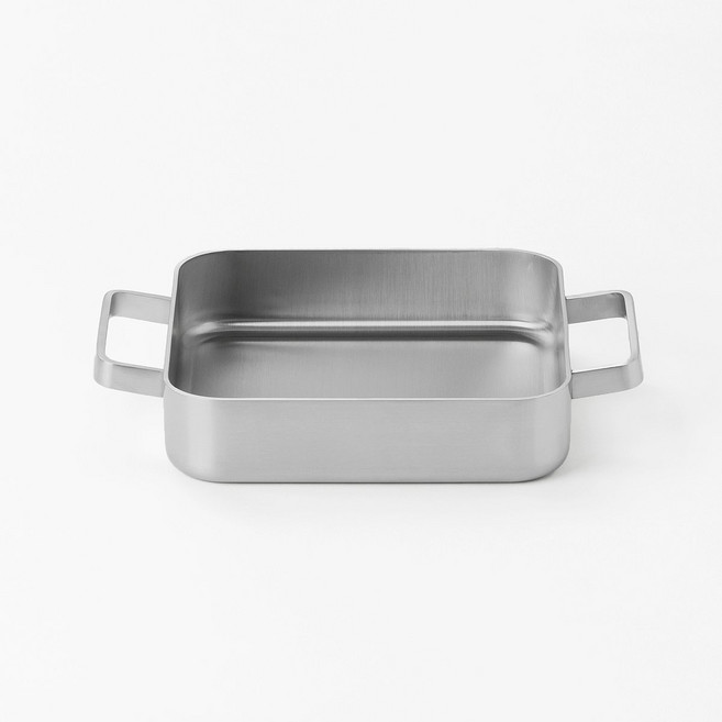 [JAJU/자주] 스텐 인덕션겸용 정사각 팬_25x25cm, 1개, 25cm