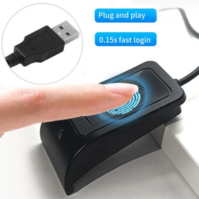 Windows 10 11 용 생체 인식 지문 로그인 USB 리더 스캐너 모듈 장치 Hello Biometrics 보안 키 안전 계정