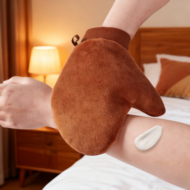 바디 로션 바르는 장갑 셀프 태닝 장갑 바디로션 글러브, 6개, 핑크