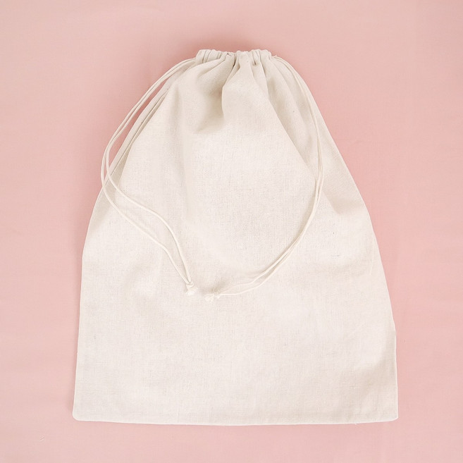 털실나라 다용도 광목 이너백 파우치 주머니, 03 기본형 29x37cm, 1개