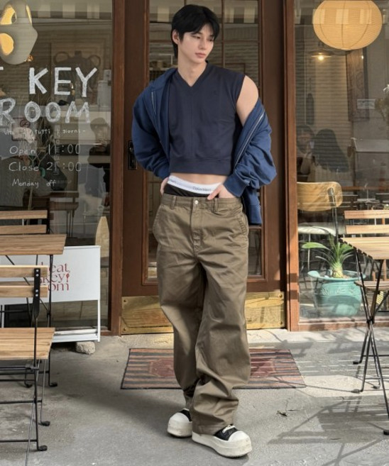 [백화점 정품] 캘빈클라인 진 CALVIN KLEIN JEANS 90s 배기 치노 팬츠 4RD602G VFB