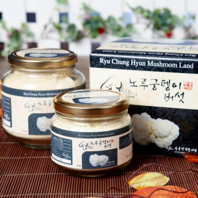 [명장 류충현] 노루궁뎅이버섯 분말 Lion's Mane Mushroom powder, 1통