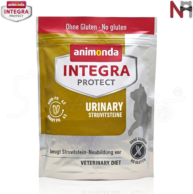 애니몬다 인테그라 프로텍트 유리너리 스트루바이트 결석예방 재발방지 요로관리 고양이 처방사료 1.2kg, 1개, 300g