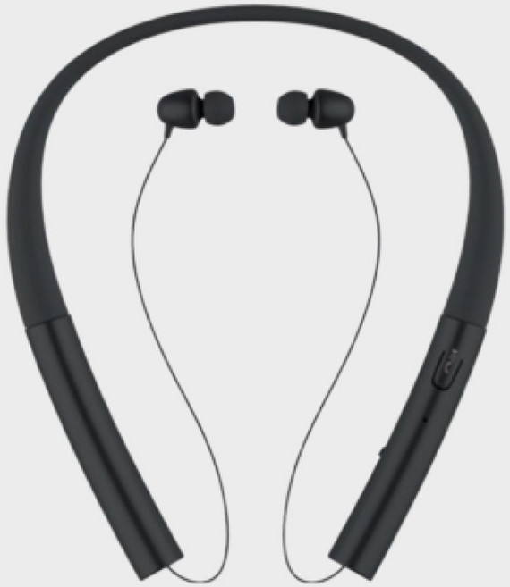 삼성 엘지 호환 넥밴드 목걸이형 블루투스 이어폰, [G080] 그레이, [G080] 그레이, [G080] 그레이