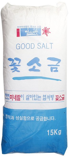 염서방 꽃소금(벌크) 15kg, 1개