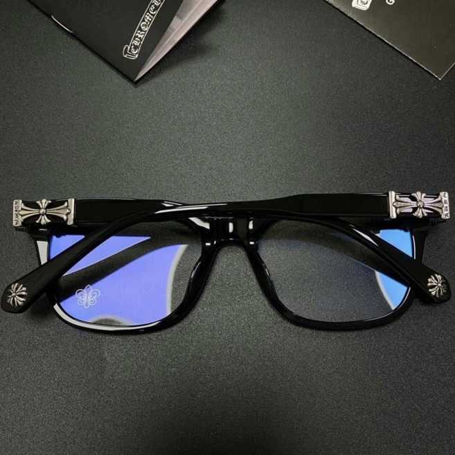 크로스 포인트 패션 안경 뿔테 사각 프레임 (남녀공용)