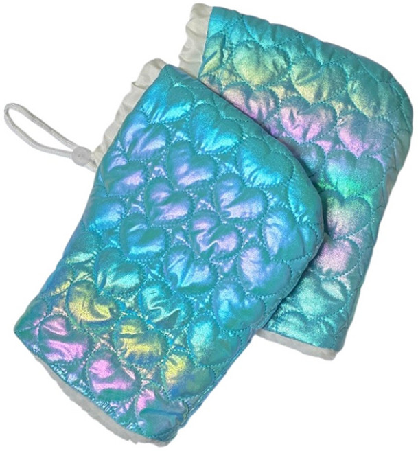 킹콩 홀로그램 오로라 겨울 킥보드 핸드워머 방수 방풍, 1세트, 혼합색상