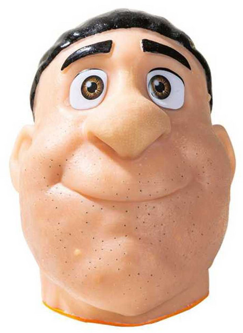 여드름 짜기 장난감 블랙헤드 인형 스트레스 해소 특이한 선물, 1개, 얼굴 단품 + 오일 2개(노랑검정)