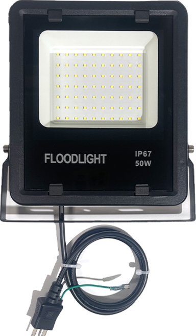 戶外露營投射燈 高亮度LED IP67防水 270度可調 節能耐用, 110V厚款-50W-白光(6500k), 1個