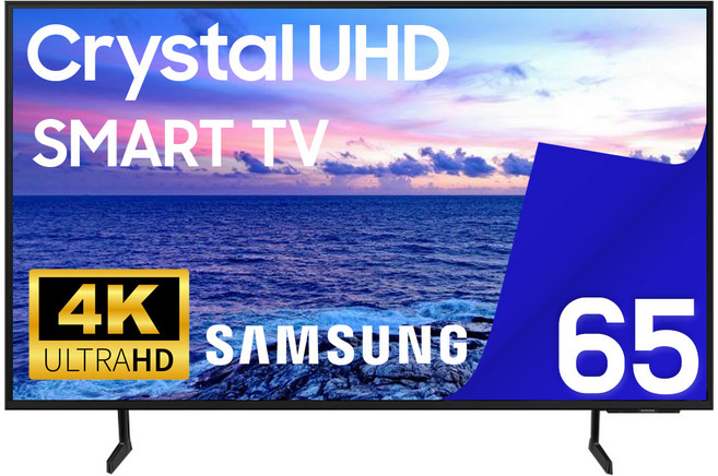 삼성 TV 65DU6900 크리스탈 UHD 4K 163cm(65인치) LED 스마트 티비 유튜브 넷플릭스 디즈니 미러링, 방문설치, 벽걸이형