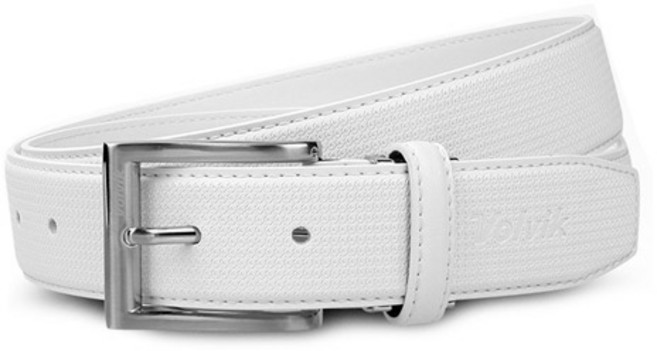볼빅 남성용 클래식 골프벨트 VAIPBT, 화이트