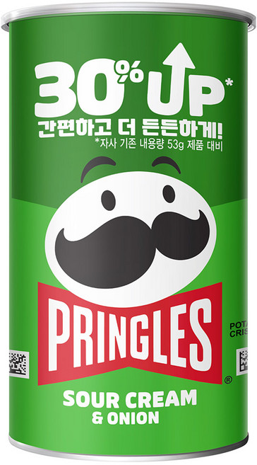 프링글스 사워크림 앤 어니언, 70g, 6개