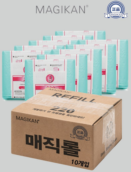 매직캔 리필 봉투 220 [ M220NS M220A 9L ] 220R5B 매직롤, 01_리필220R5B(5매), 5매