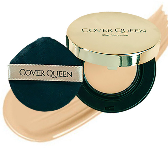커버퀸 글로우 에센스 커버팩트 파운데이션, 1개, 23호