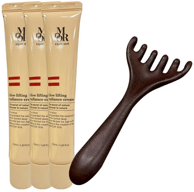 알펜무어 1618 글로우 리프팅 래디언스 크림 50ml 추가 두피 괄사 1P 증정, 3개 - 쿠팡