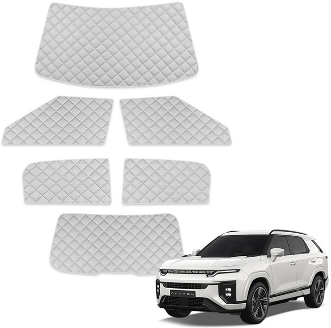 루젠 액티언 차박커튼 캠핑 암막 햇빛가리개, 1세트, 라이트베이지