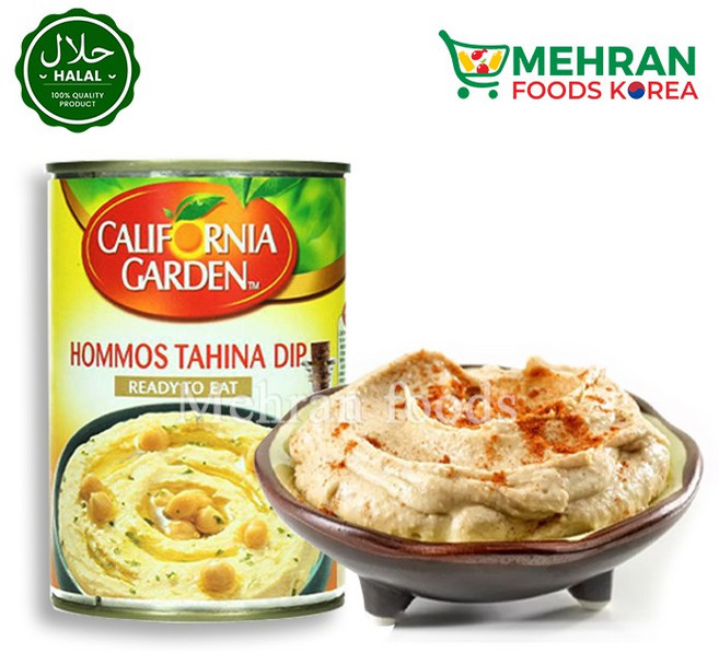 CALIFORNIA GARDEN Hommos Tahina Dip 400g 홈모스 타히나 딥, 1개